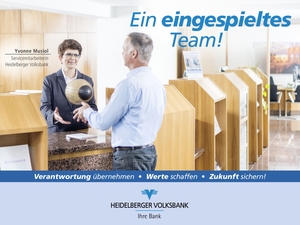Read more about the article Ein eingespieltes Team – Unsere Partnerschaft mit der Heidelberger Volksbank