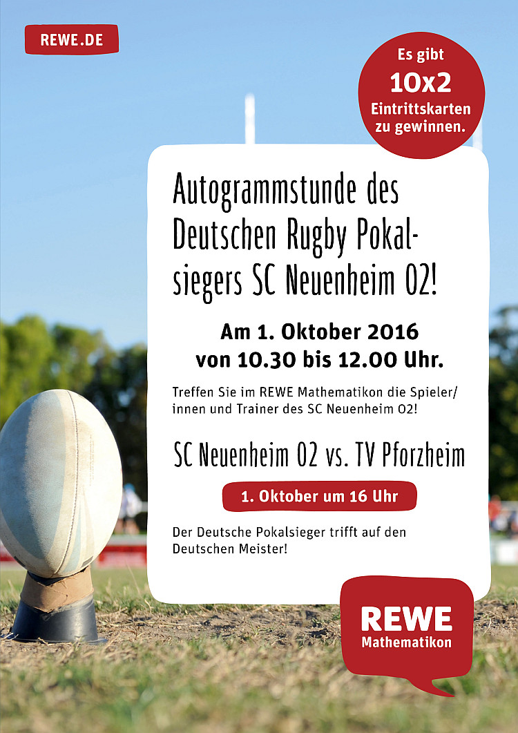 You are currently viewing Autogrammstunde im REWE Mathematikon