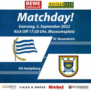 Matchday 3.9.22, Herren-Bundesliga SCN – RGH