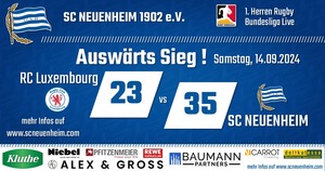 SCN gewinnt in Luxemburg