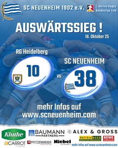 Derbysieg bei der RGH. Der SCN gewinnt mit 10:38