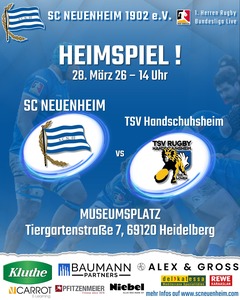 Das große Derby, unser Sportclub gegen Handschuhsheim, Heimspiel auf dem Museumsplatz