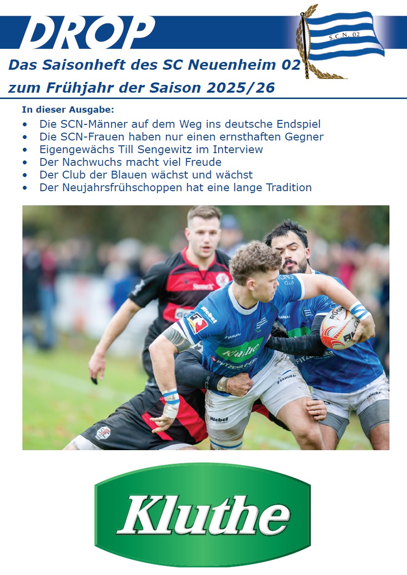 Das Saisonheft des SC Neuenheim 02 zum Frühjahr der Saison 2025/26