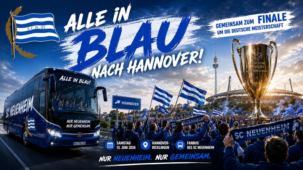Die Männer des SC Neuenheim stehen im Finale um die Deutsche Rugby-Meisterschaft 2026!