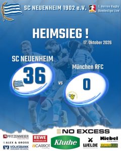 Grafik vom 36:0 Sieg der SCN-Herren gegen München RFC